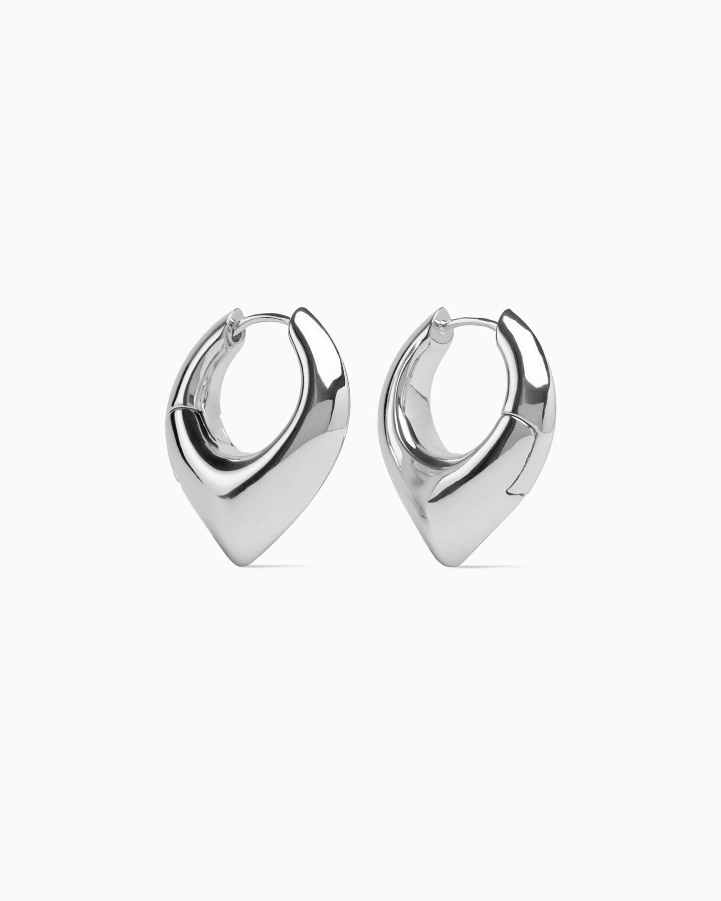 Vox Earrings-Ear Hoops- Silver - - Ask & Embla