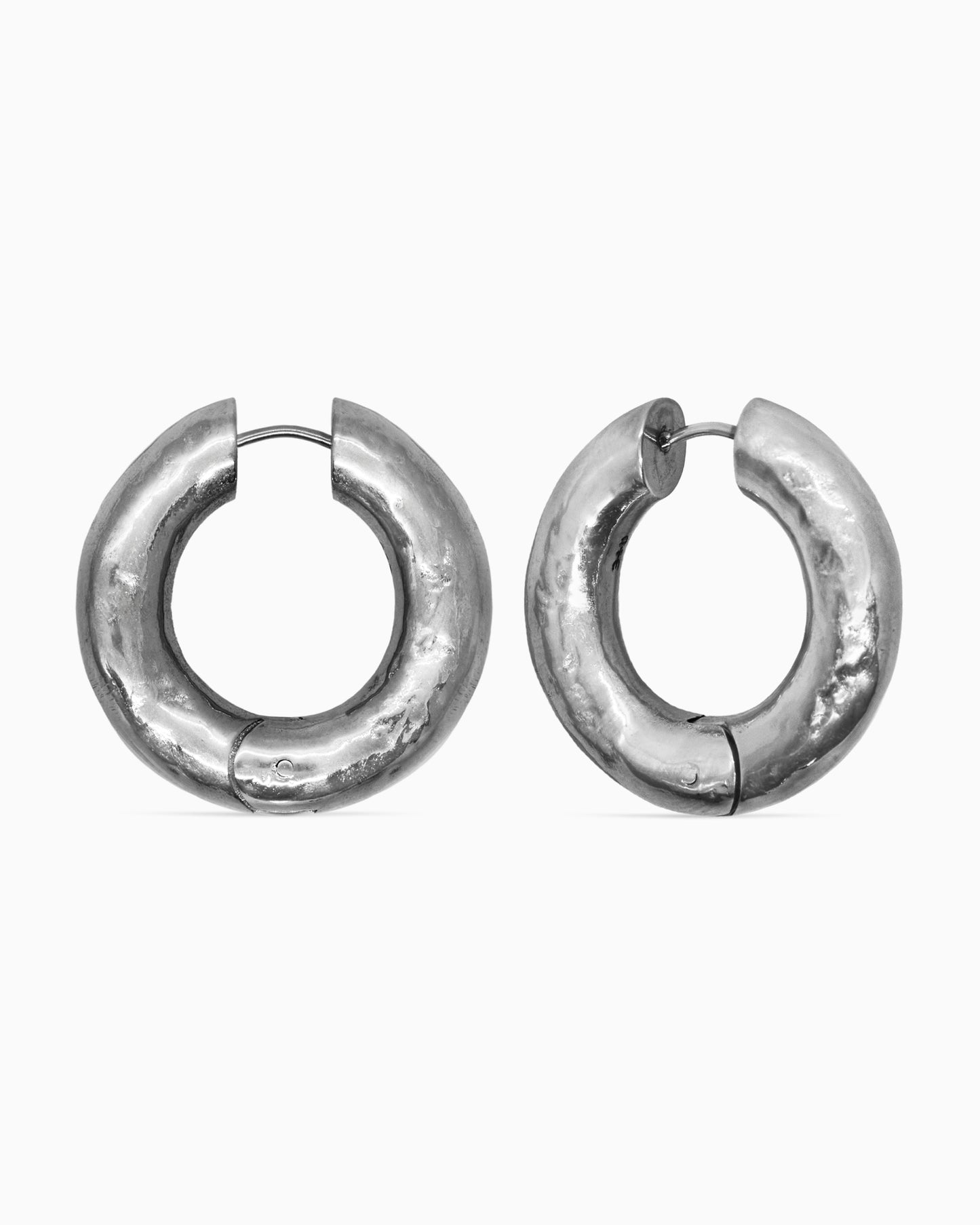 Orbit Earrings-Ear Hoops- Silver - - Ask & Embla