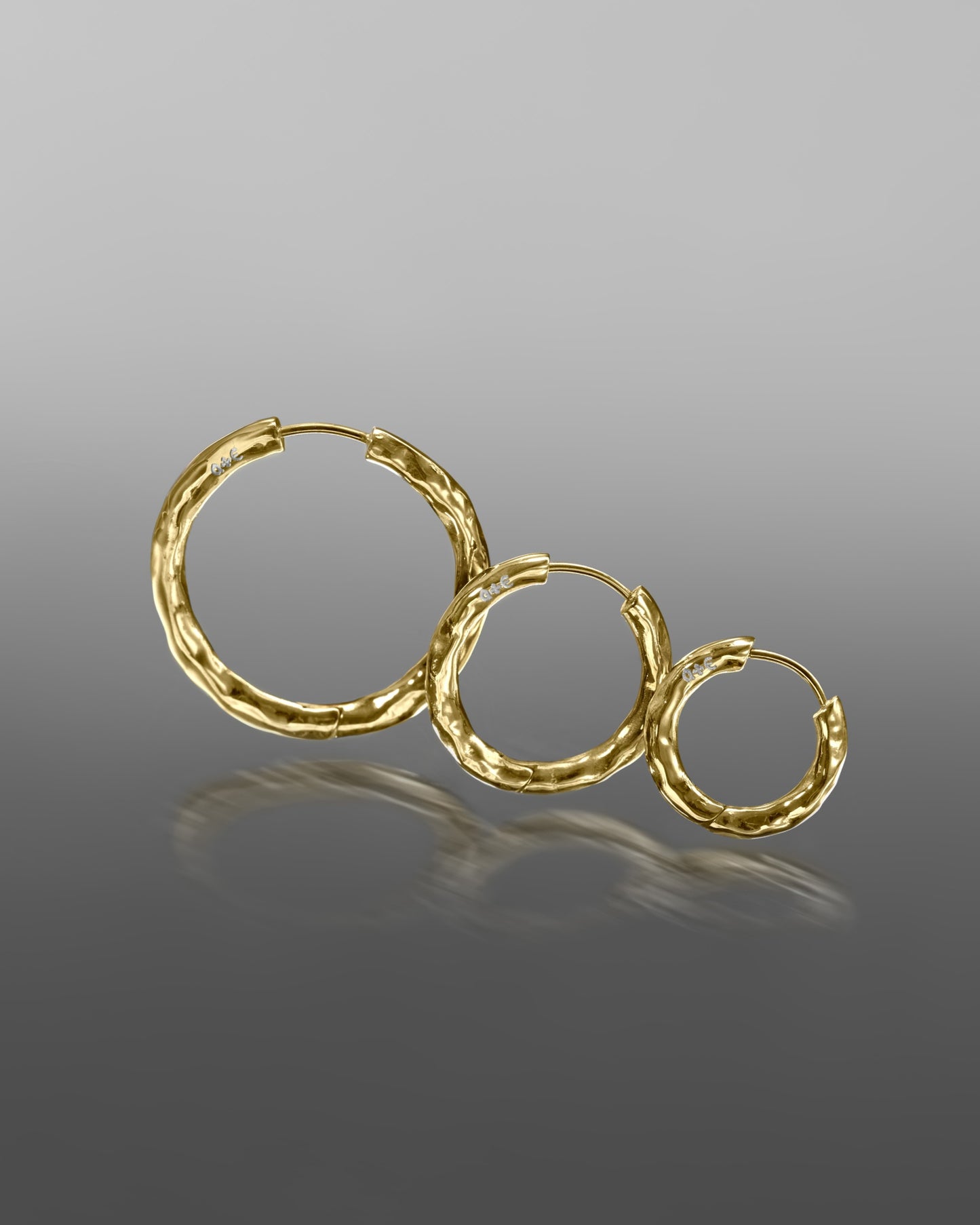 Orion Hoop Earrings Set-Ear Hoops- Gold - - Ask & Embla