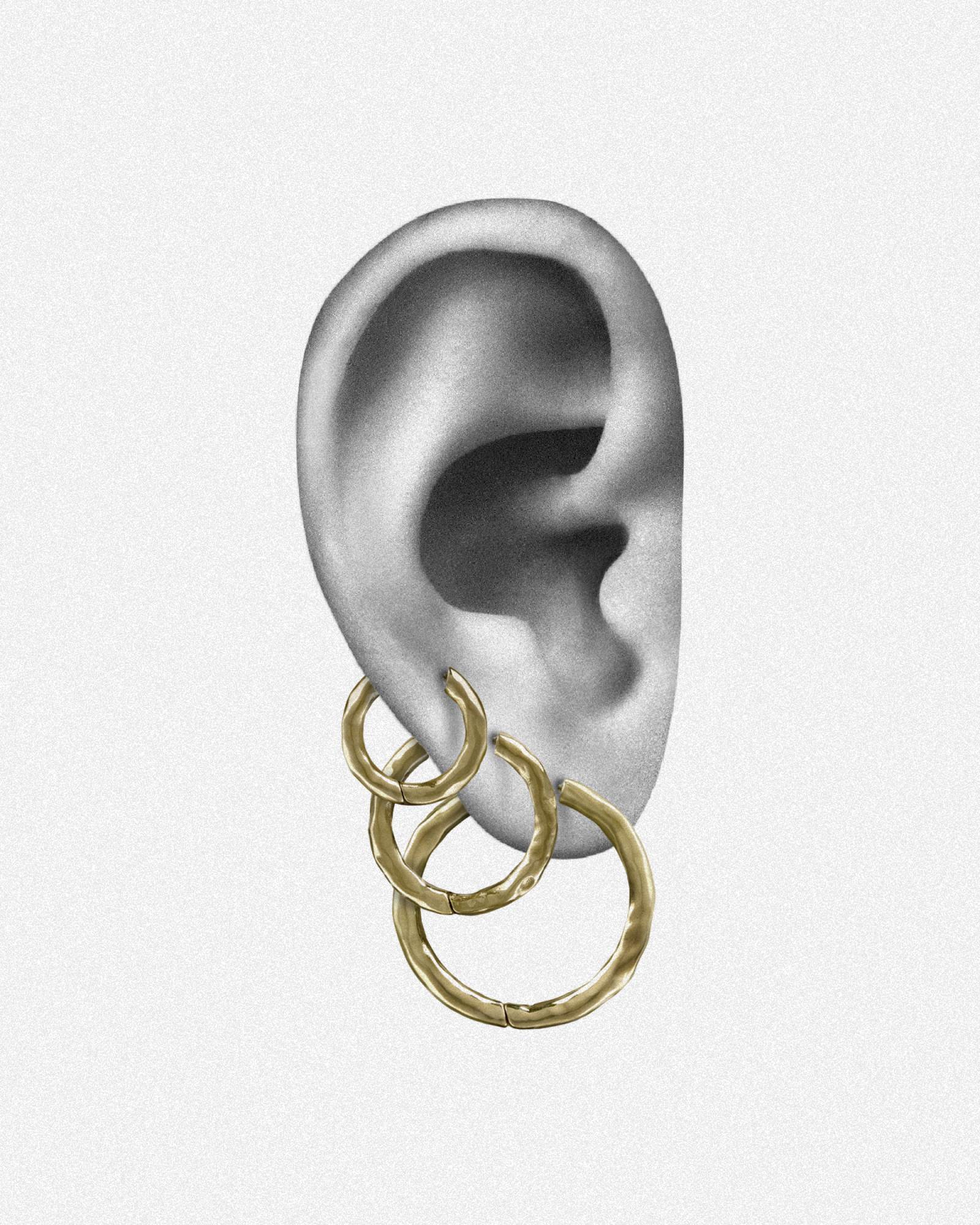 Orion Hoop Earrings Set-Ear Hoops- Gold - - Ask & Embla