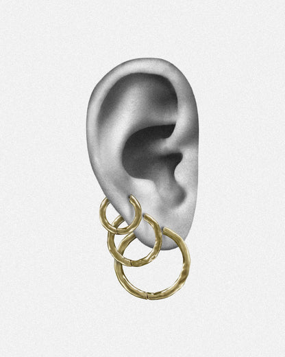 Orion Hoop Earrings Set-Ear Hoops- Gold - - Ask & Embla