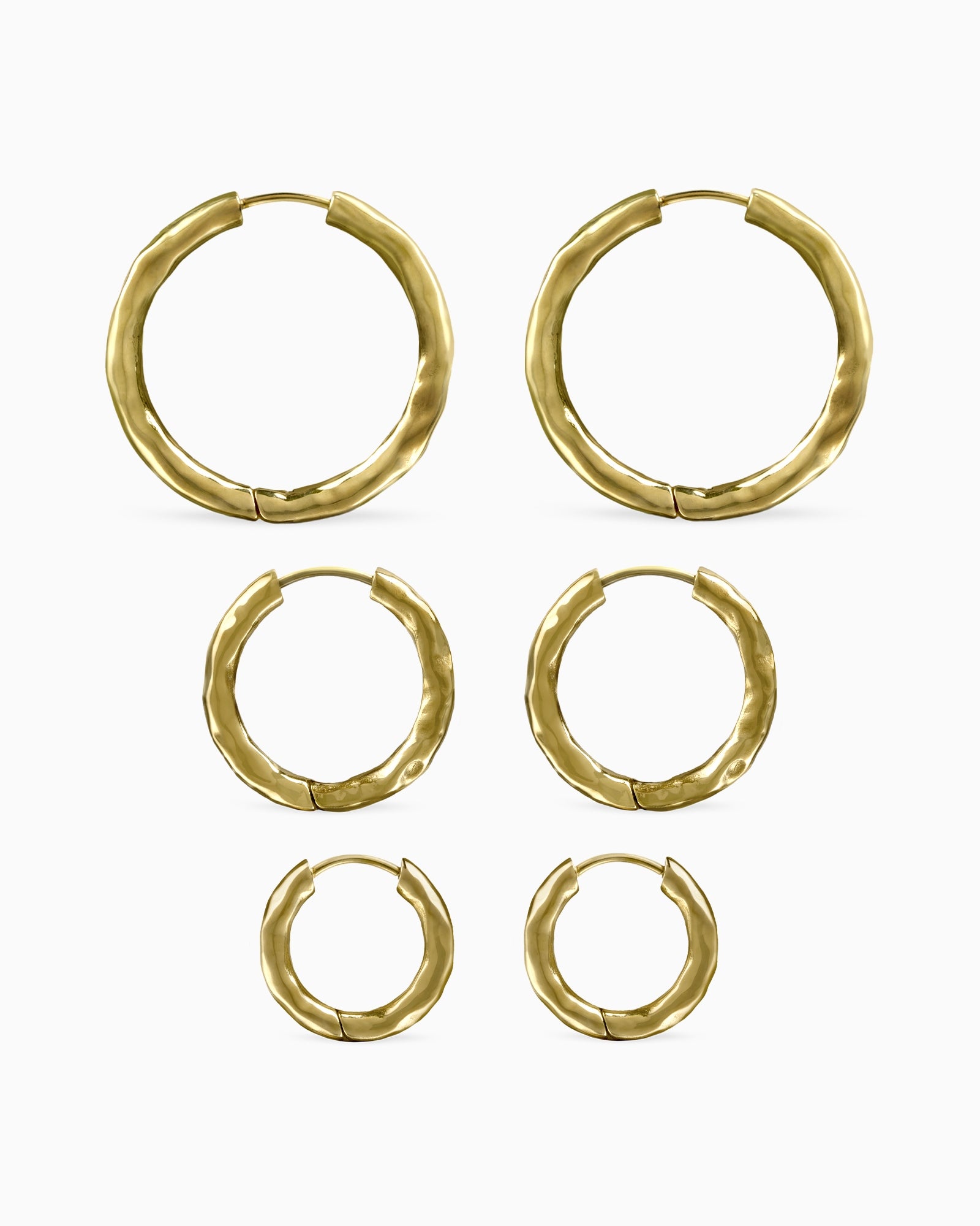 Orion Hoop Earrings Set-Ear Hoops- Gold - - Ask & Embla