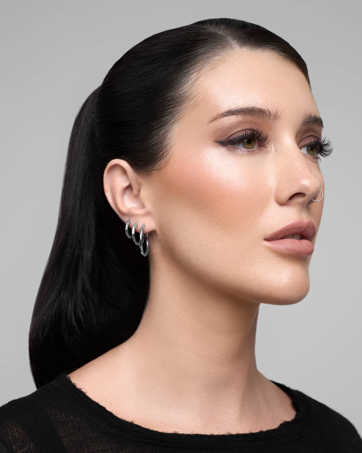 Orion Hoop Earrings Set-Ear Hoops- Gold - - Ask & Embla