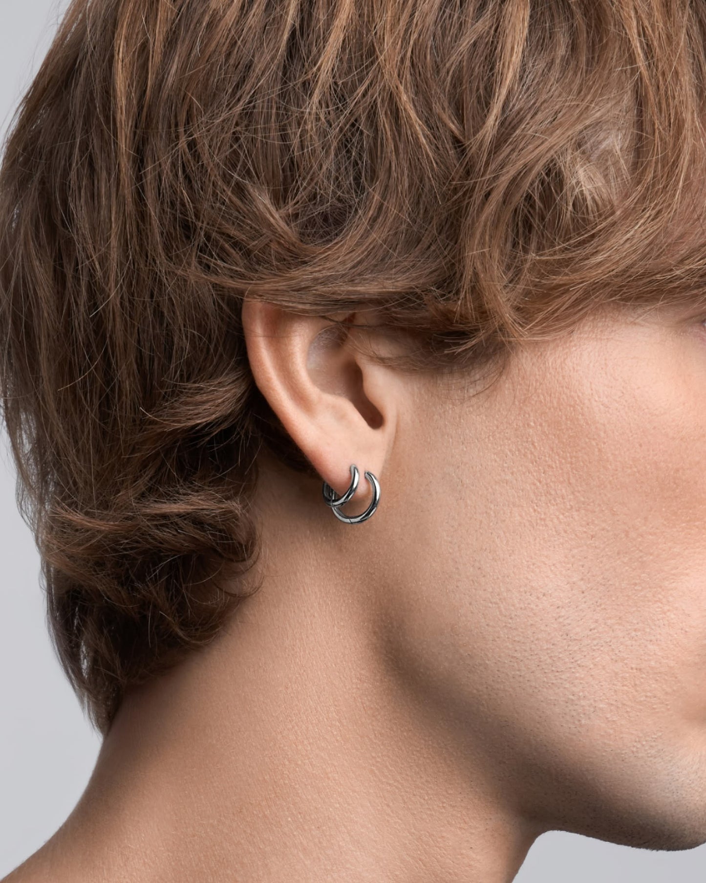 Tria Hoop Earrings Set (Pack of 3)-Ear Hoops- Gold - Pack of 3 - Ask & Embla