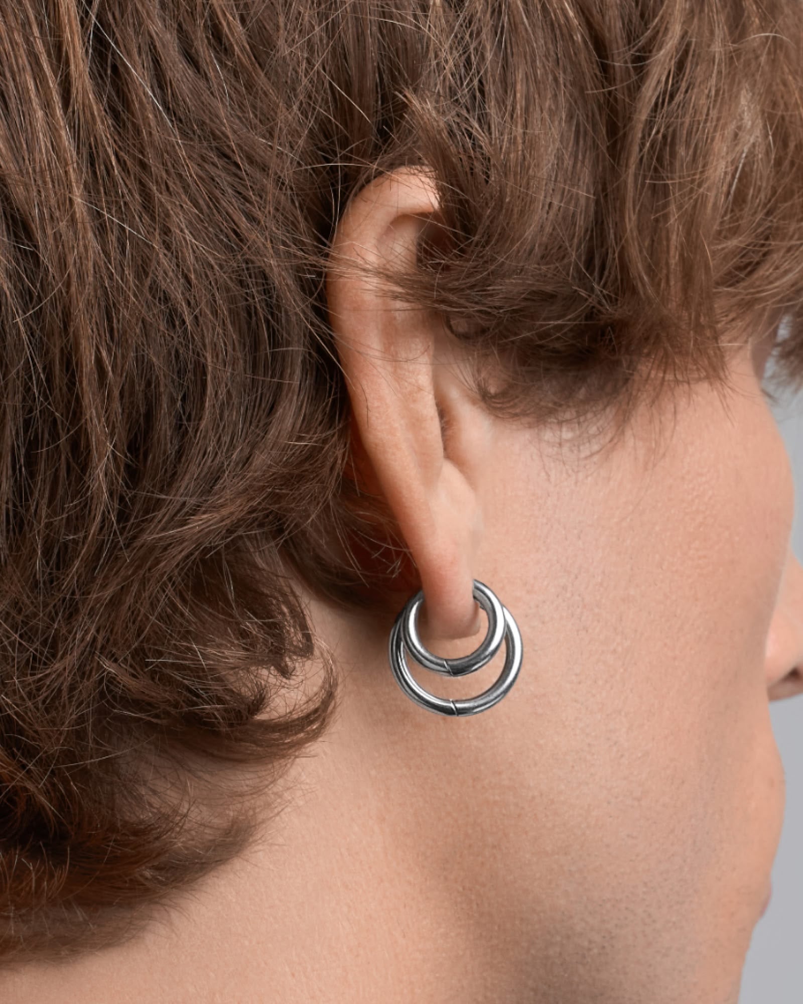 Tria Hoop Earrings Set (Pack of 3)-Ear Hoops- Gold - Pack of 3 - Ask & Embla