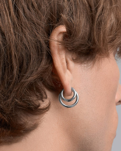 Tria Hoop Earrings Set (Pack of 3)-Ear Hoops- Gold - Pack of 3 - Ask & Embla