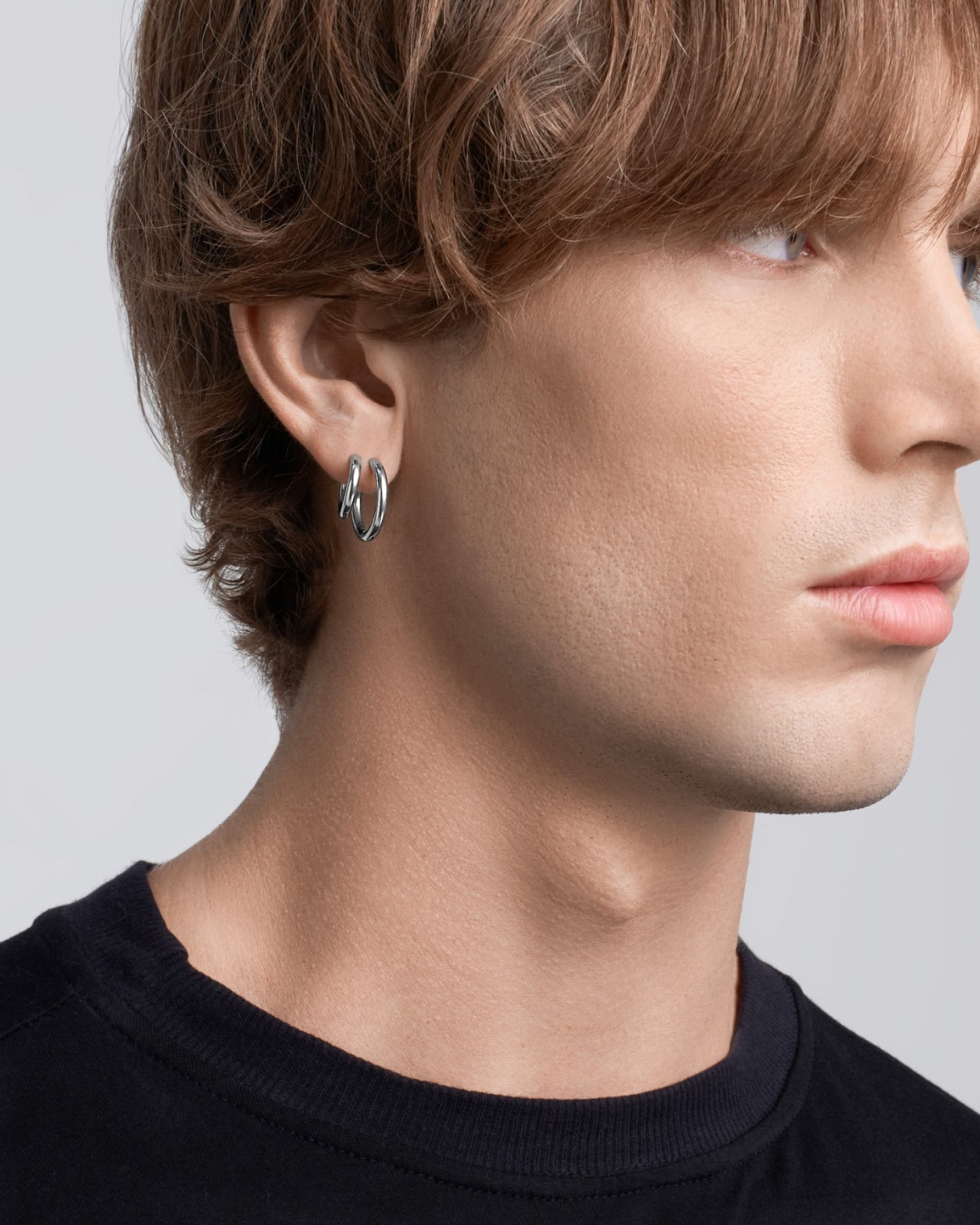 Tria Hoop Earrings Set (Pack of 3)-Ear Hoops- Gold - Pack of 3 - Ask & Embla