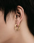 Odyssey Earrings-Ear Hoops- Gold - - Ask & Embla