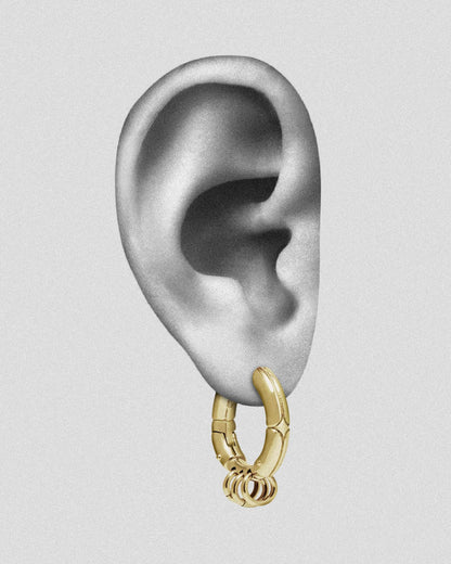 Odyssey Earrings-Ear Hoops- Gold - - Ask & Embla