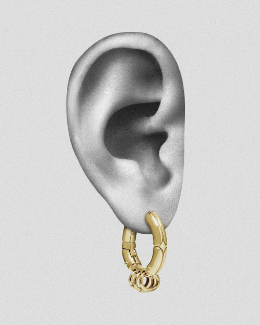 Odyssey Earrings-Ear Hoops- Gold - - Ask & Embla