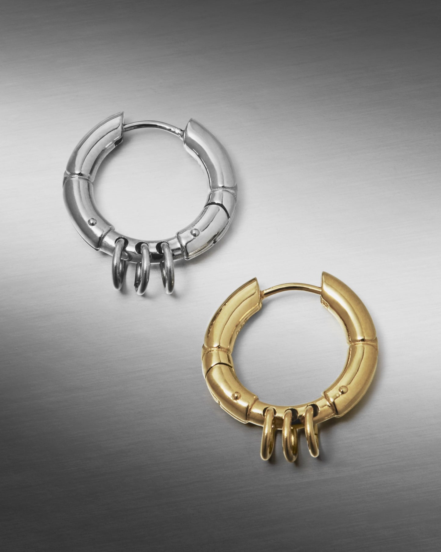 Odyssey Earrings-Ear Hoops- Gold - - Ask & Embla