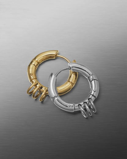 Odyssey Earrings-Ear Hoops- Gold - - Ask & Embla