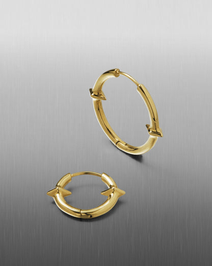 Qria Hoop Earrings Set-Ear Hoops- Gold - - Ask & Embla