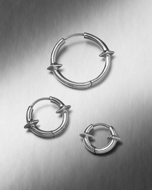 Qria Hoop Earrings Set-Ear Hoops- Gold - - Ask & Embla