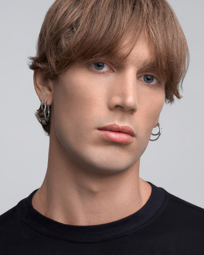 Qria Hoop Earrings Set-Ear Hoops- Gold - - Ask & Embla