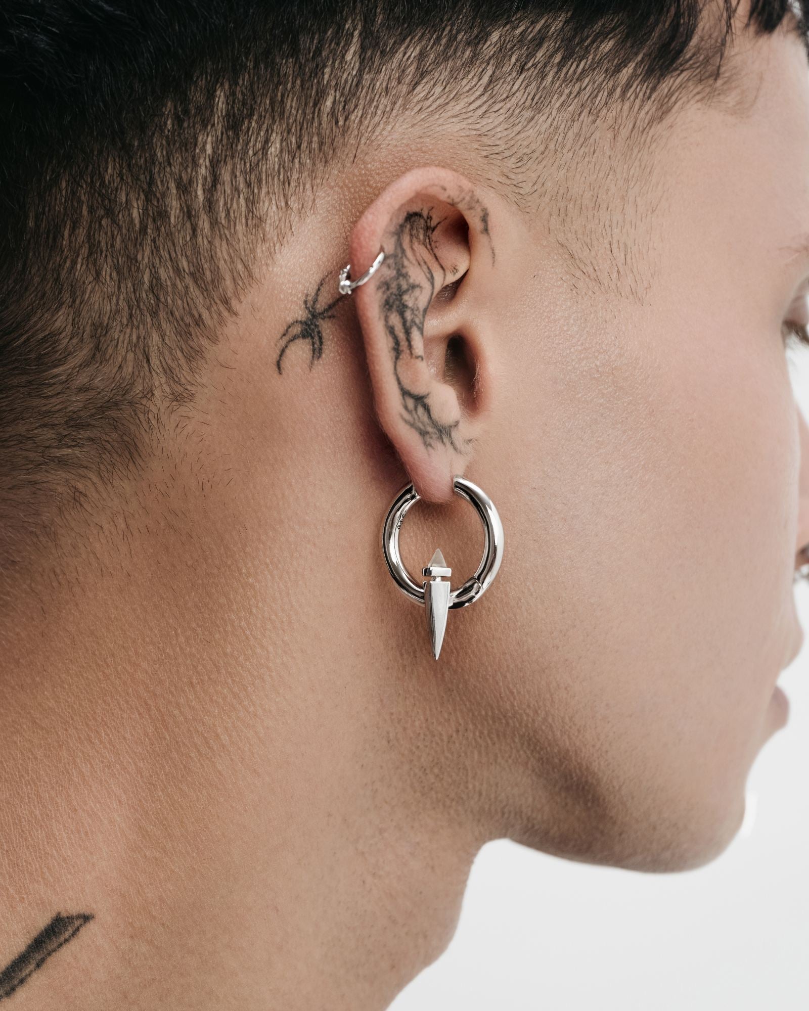 Aether Earrings-Ear Hoops- Silver - - Ask & Embla