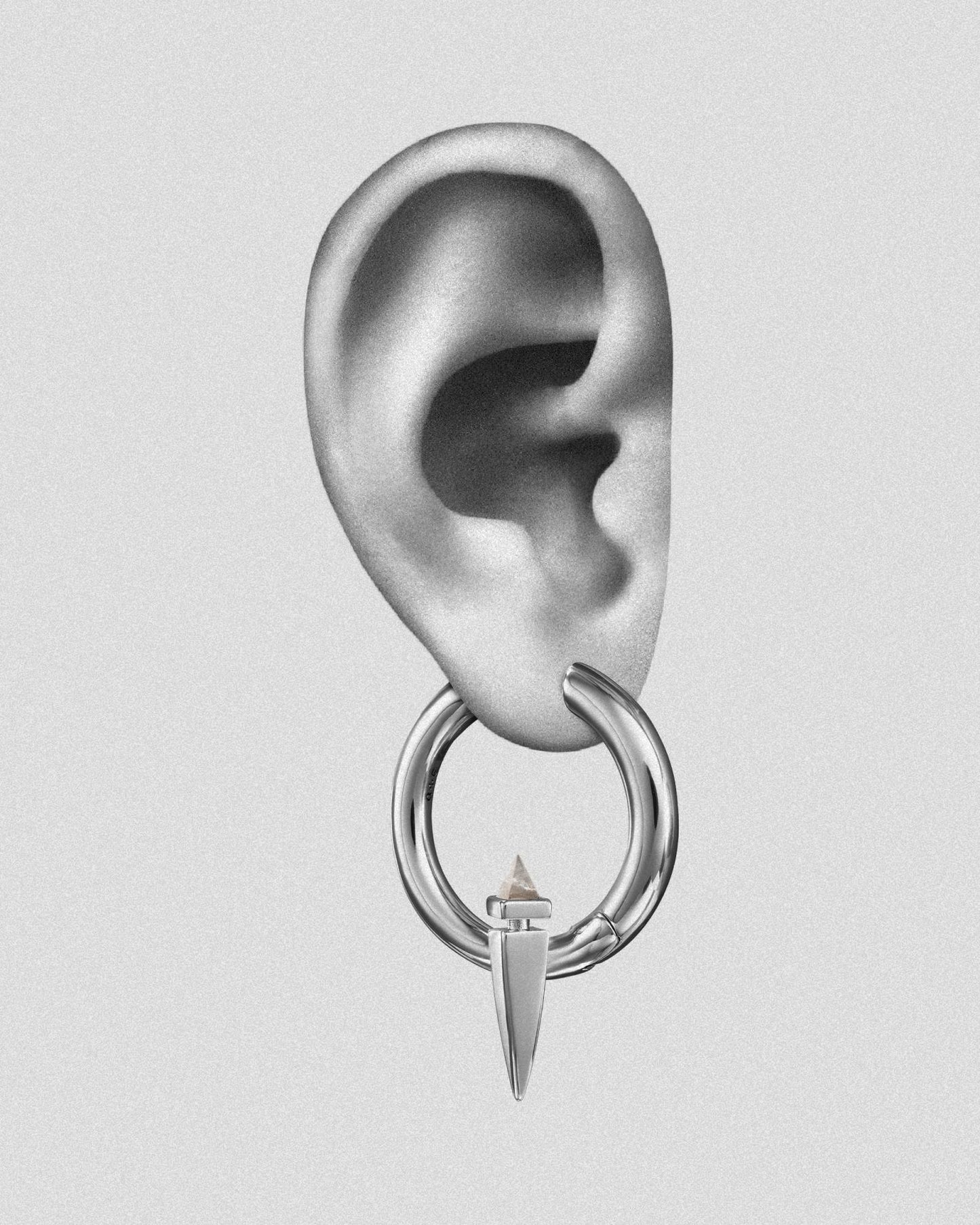 Aether Earrings-Ear Hoops- Silver - - Ask & Embla