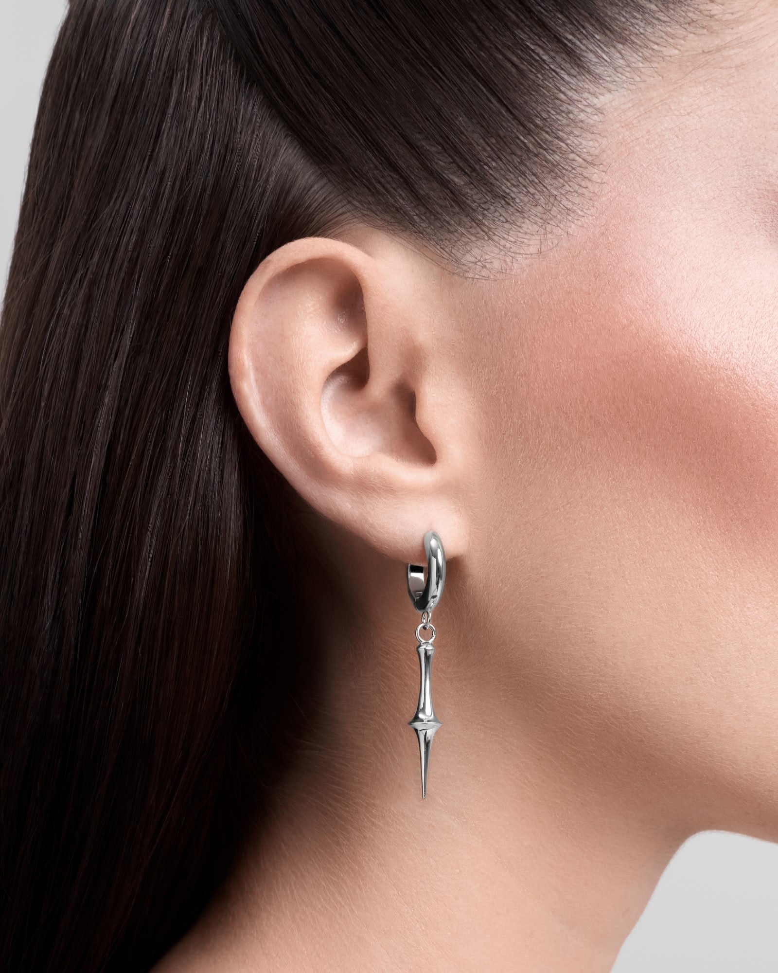 Moonbeam Earrings-Ear Dangles- Silver - - Ask & Embla