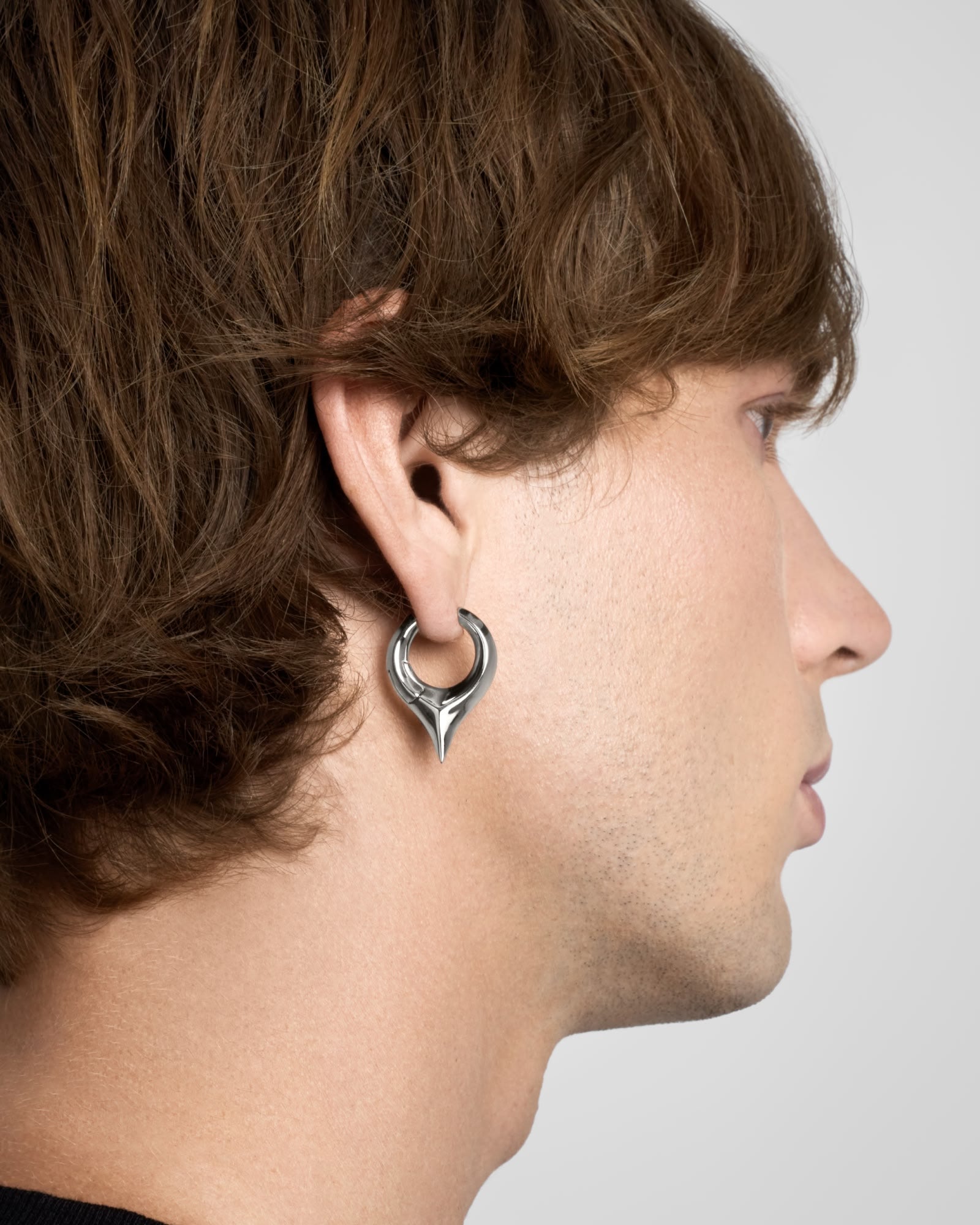 Vox Blade Earrings-Ear Hoops- Silver - - Ask & Embla