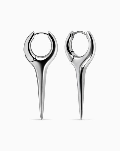 Vox Spear Earrings-Ear Hoops- Silver - - Ask & Embla
