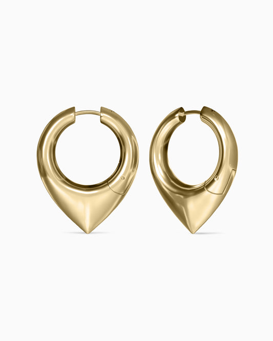 Vox Mega Earrings-Ear Hoops- Gold - - Ask & Embla