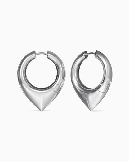 Vox Mega Earrings-Ear Hoops- Silver - - Ask & Embla