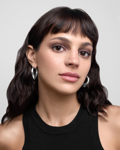Vox Mega Earrings-Ear Hoops- Gold - - Ask & Embla