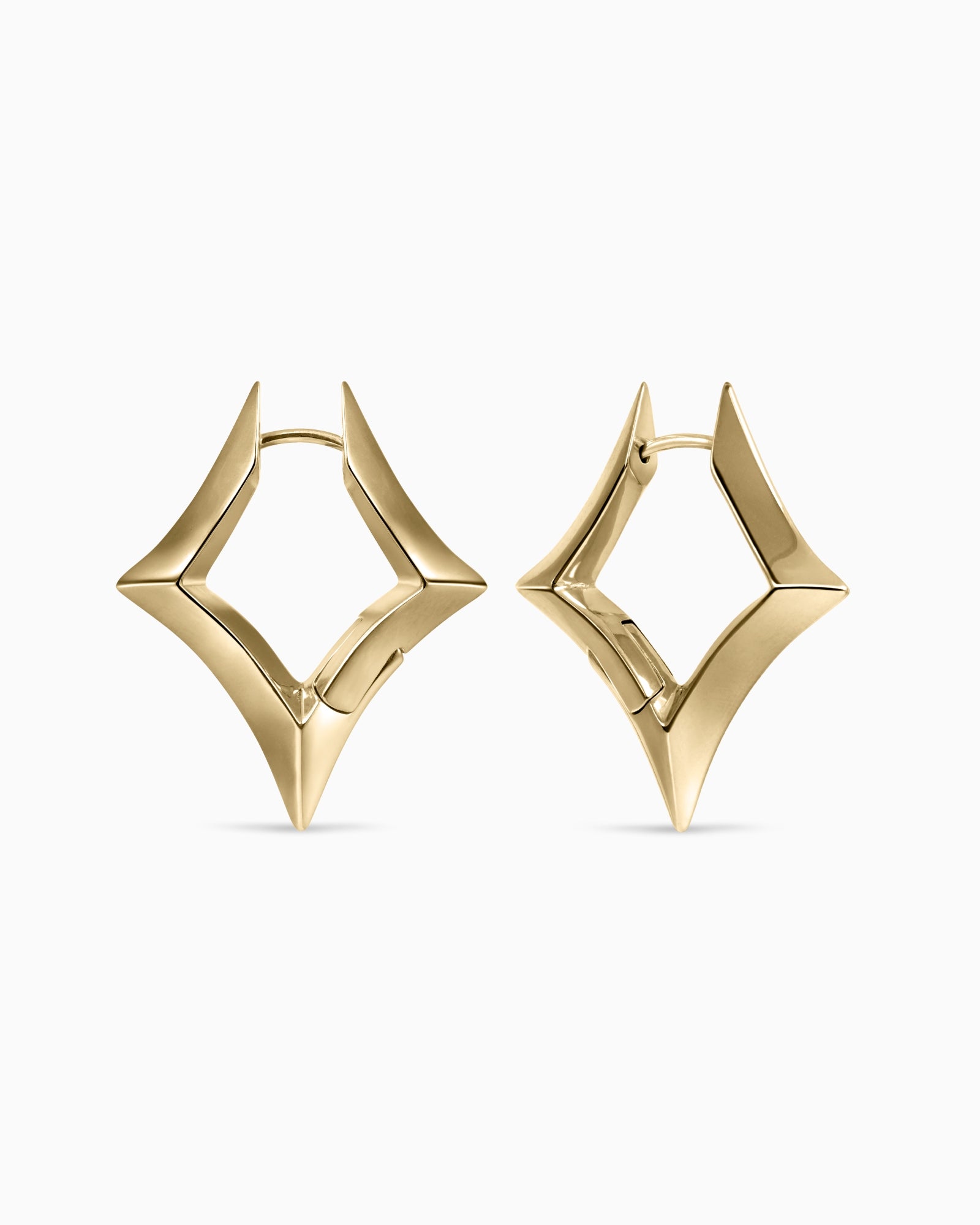 Volt Earrings-Ear Hoops- Gold - - Ask & Embla