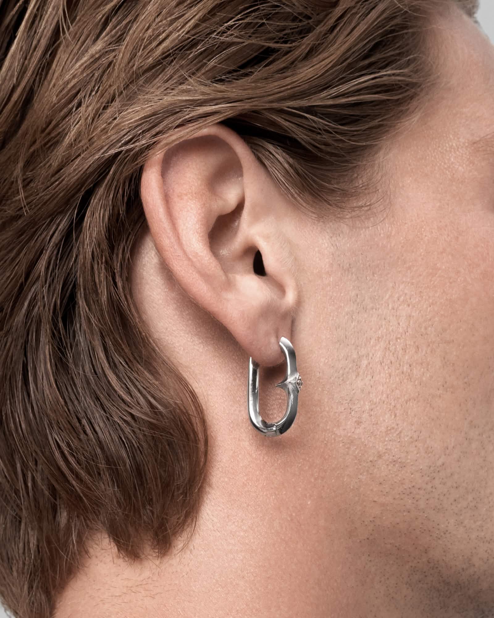 Continuum earrings-Ear Hoops- Silver - - Ask & Embla