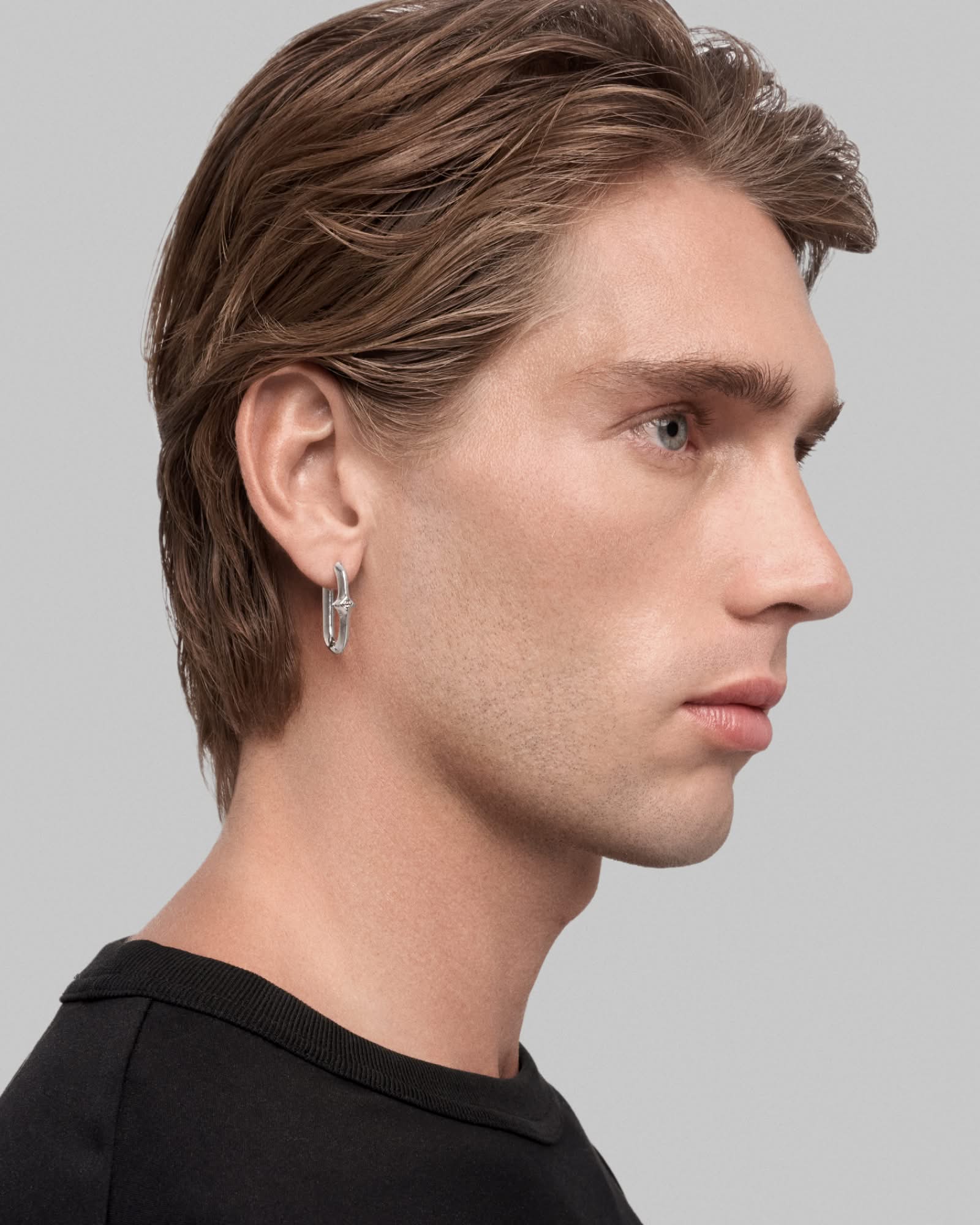 Continuum earrings-Ear Hoops- Silver - - Ask & Embla