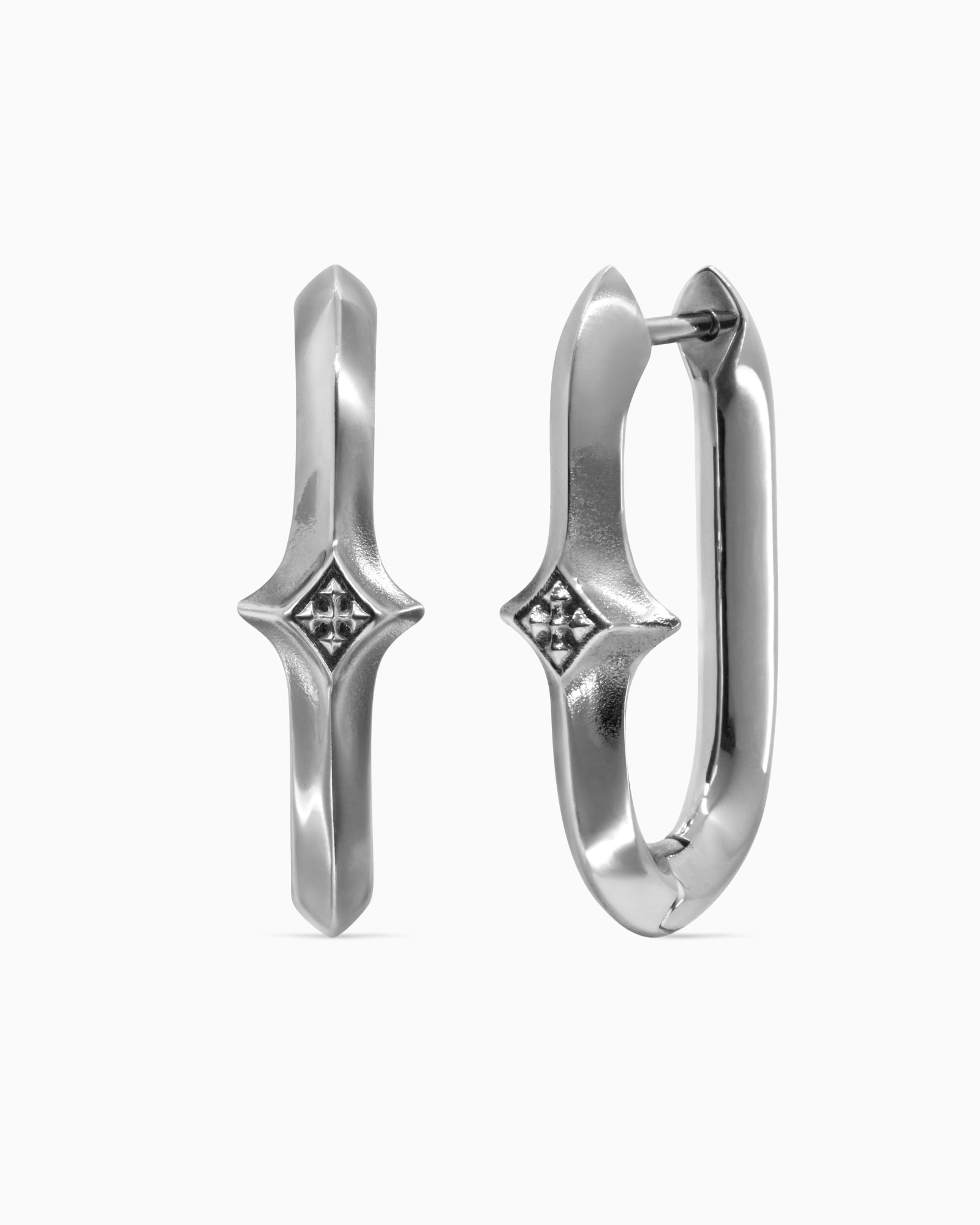 Continuum earrings-Ear Hoops- Silver - - Ask & Embla