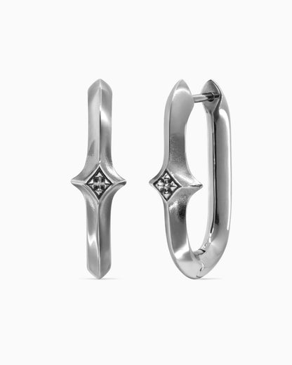 Continuum earrings-Ear Hoops- Silver - - Ask & Embla