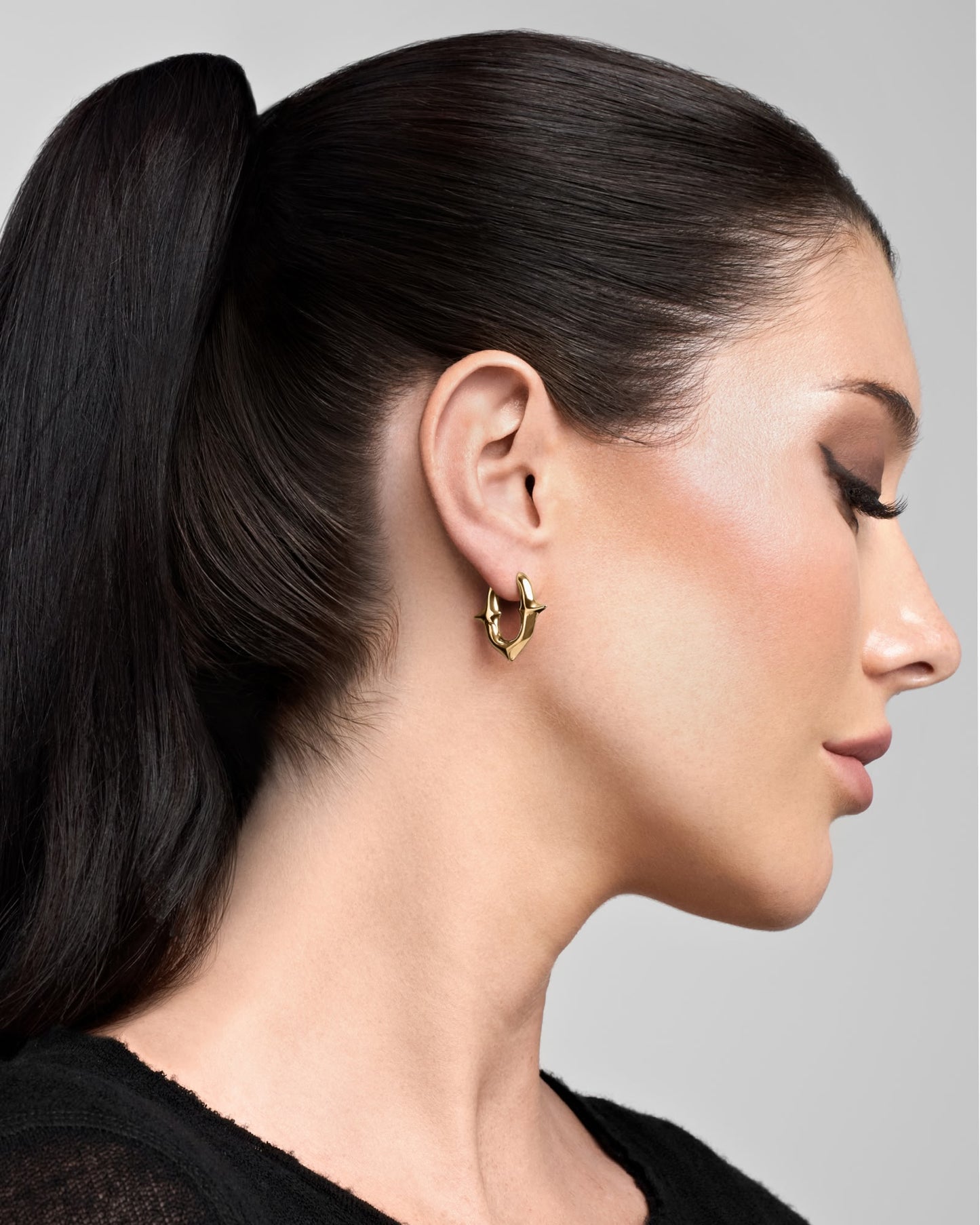 Unholy Grail Earrings-Ear Hoops- Gold - - Ask & Embla
