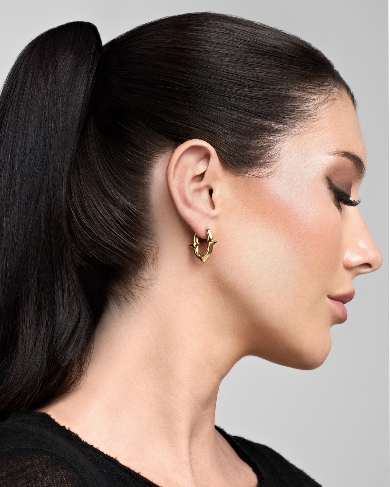 Unholy Grail Earrings-Ear Hoops- Gold - - Ask & Embla