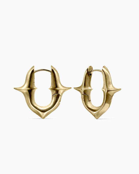 Unholy Grail Earrings-Ear Hoops- Gold - - Ask & Embla