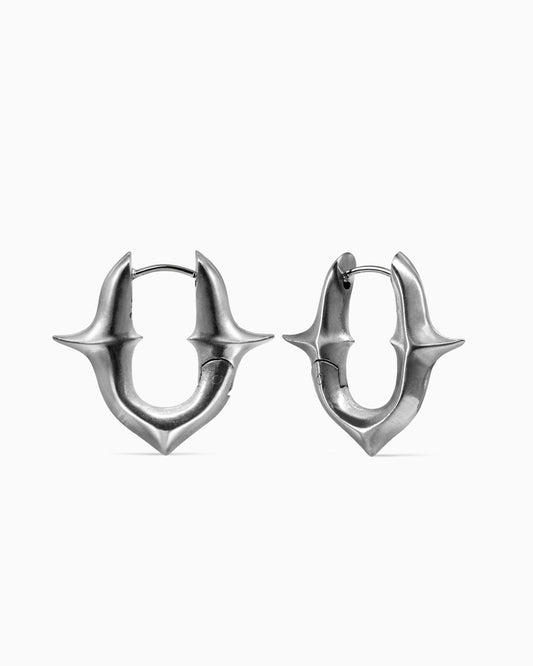 Unholy Grail Earrings-Ear Hoops- Silver - - Ask & Embla