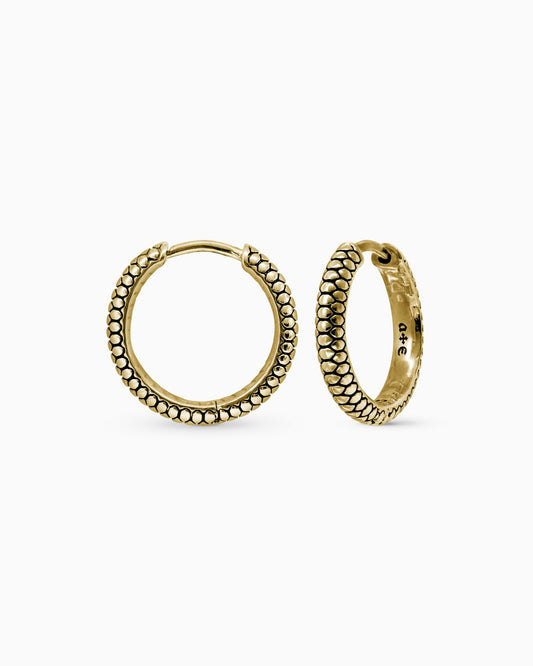 Sin Serpent hoop earrings - medium