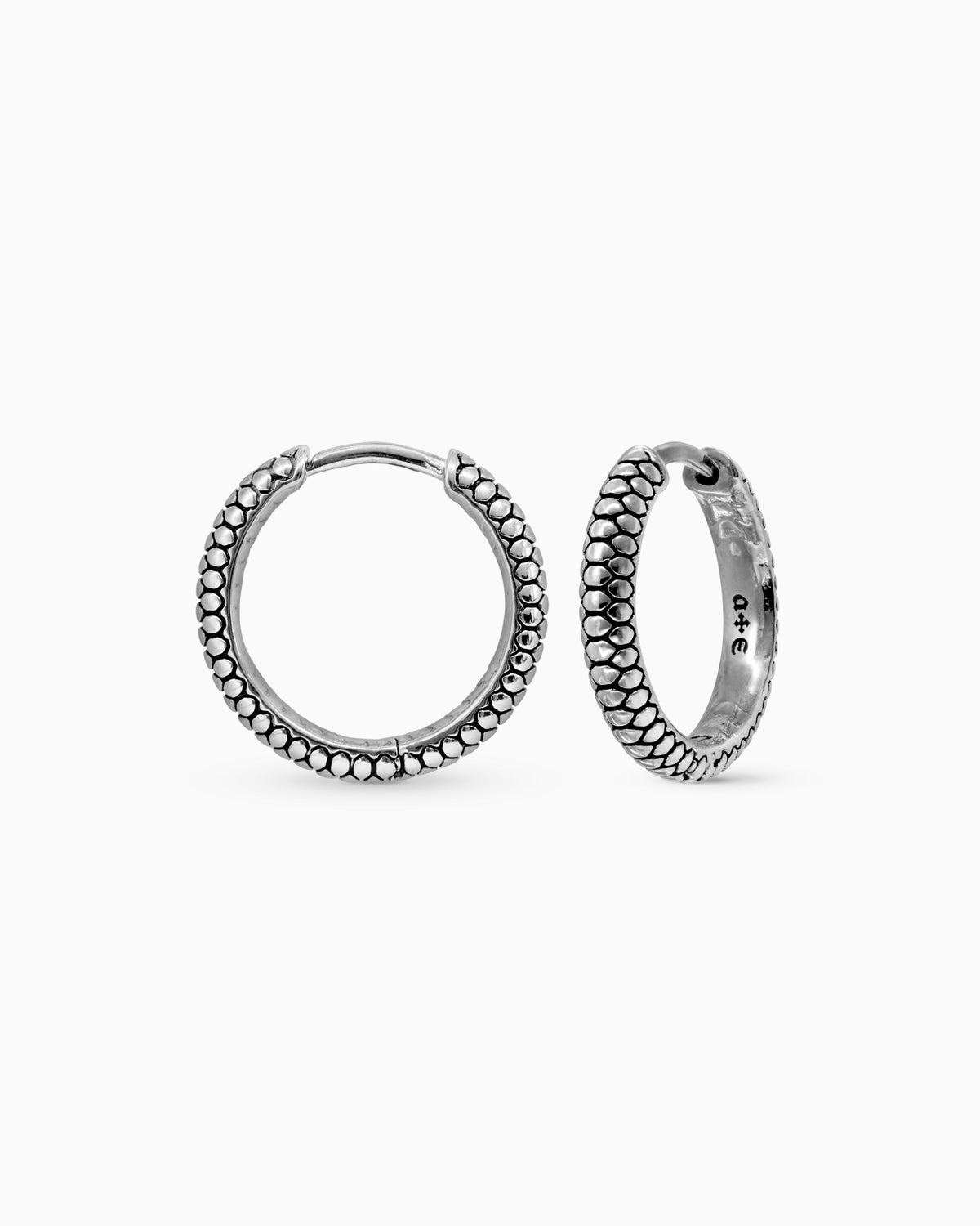 Sin Serpent hoop earrings - medium