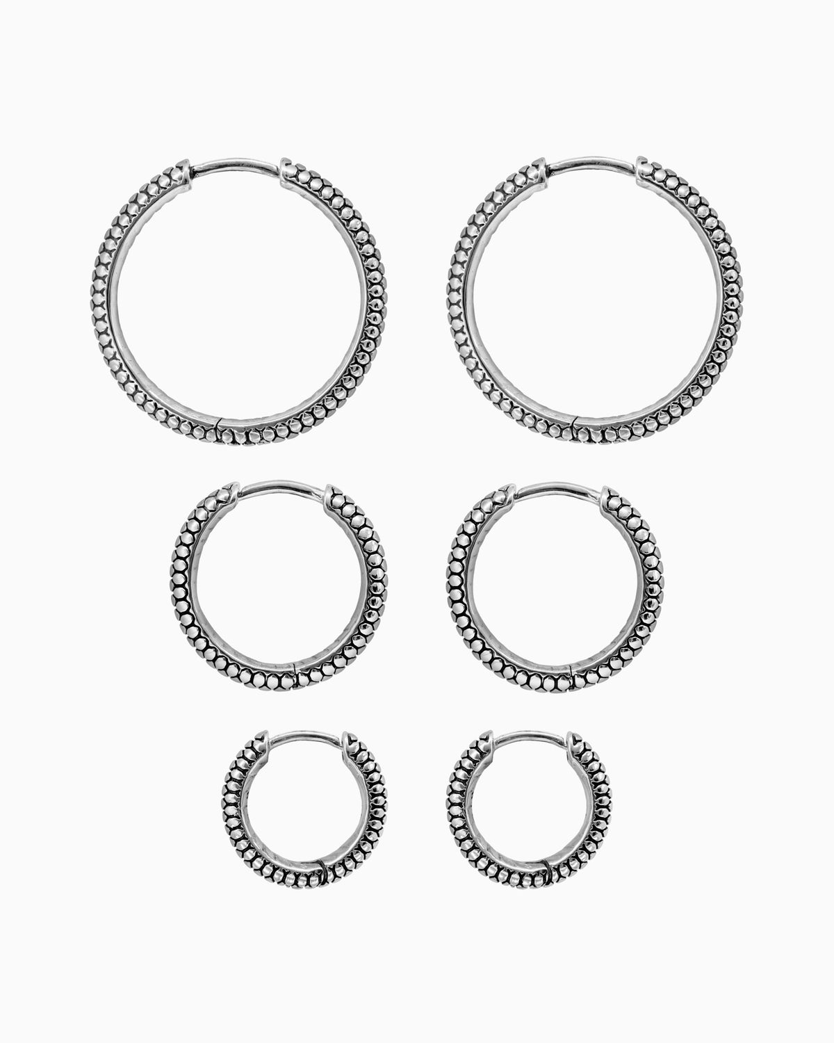 Sin Serpent hoop earrings - medium