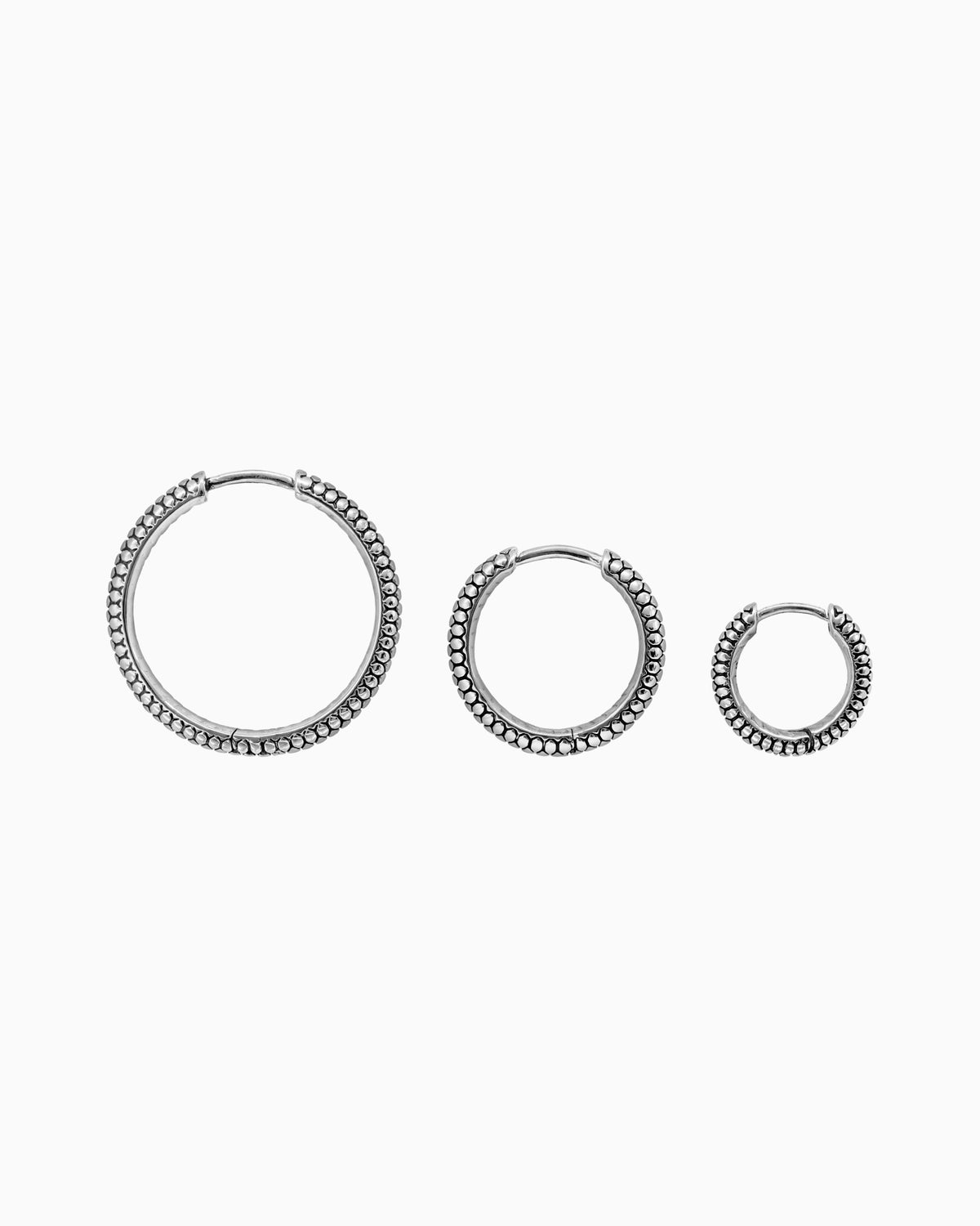 Sin Serpent hoop earrings - medium