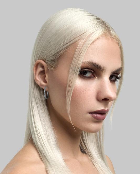 Sin Serpent hoop earrings - large