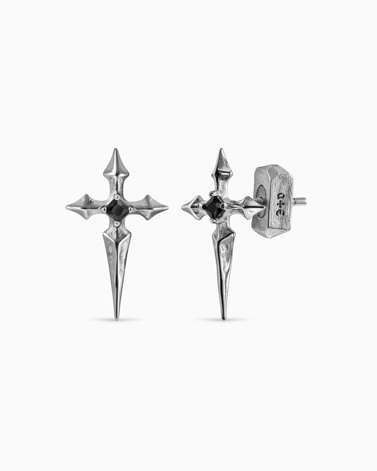 Mercy stud earrings - 925 silver-Ear Studs- Silver - - Ask & Embla