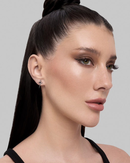 Mercy stud earrings - 925 silver-Ear Studs- Silver - - Ask & Embla