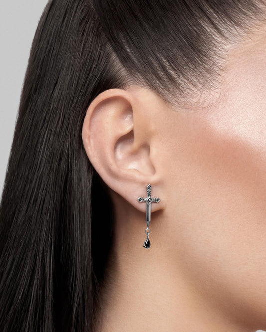 Aradia stud earrings – 925 silver-Ear Studs- Silver - - Ask & Embla