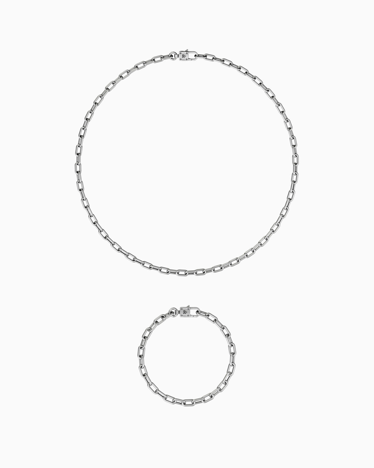 Exe necklace and bracelet set