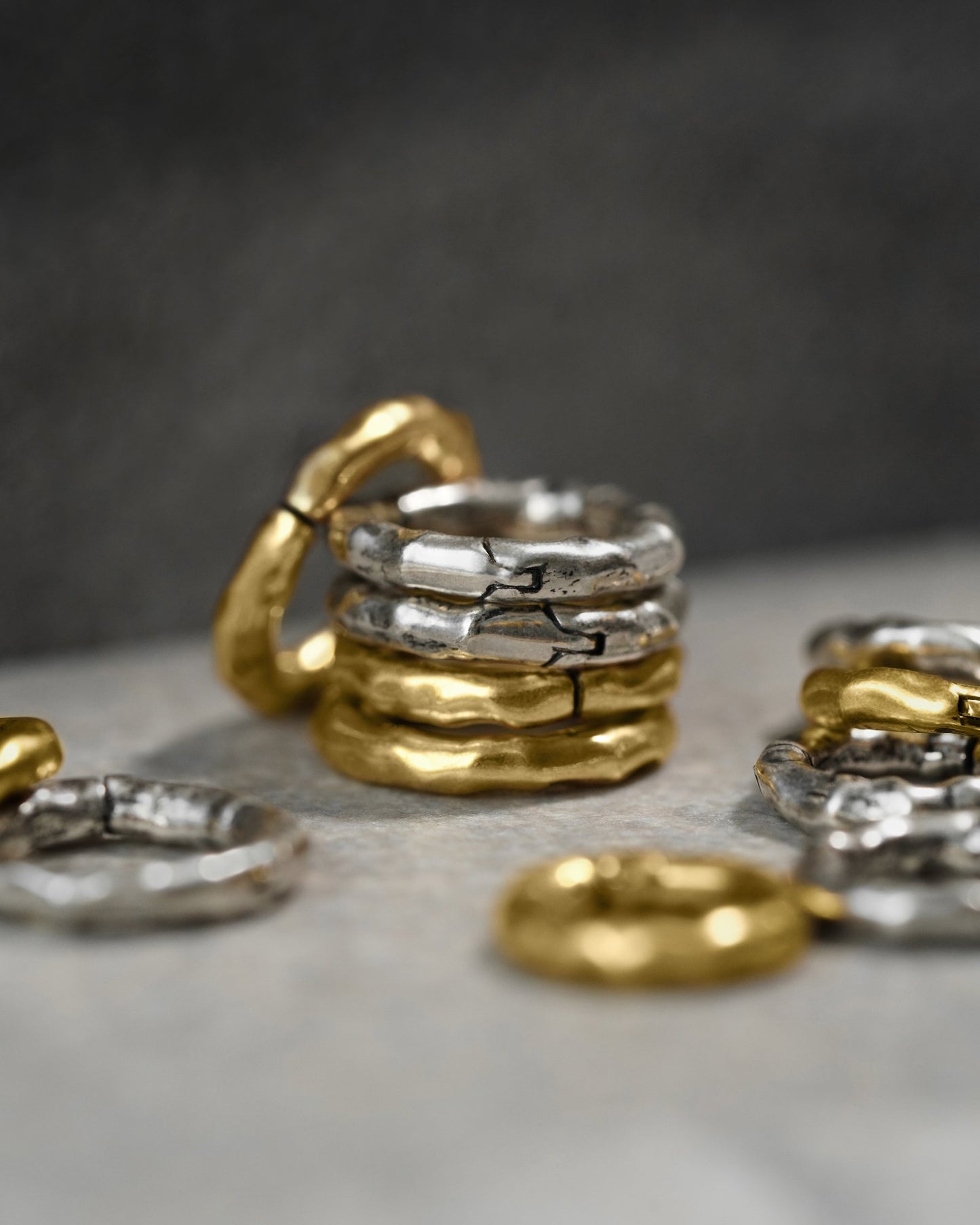 Synthesis Ring Stacks-Ring Stacks- Gold - 6mm - Ask & Embla