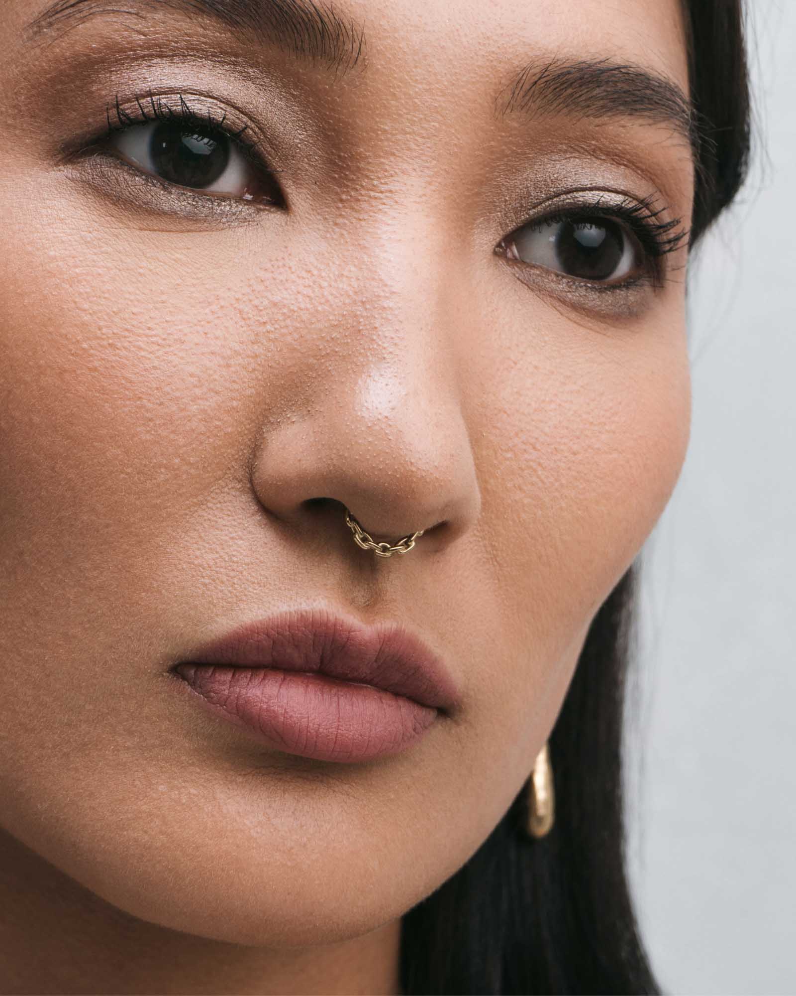 Amazon.com: Double Hoop Nose Ring Single Pierced-Silver Nose Ring Piercing-Spiral  Nose Ring-Single Pierce Double Hoop (Right Side, 7) : Handmade Products