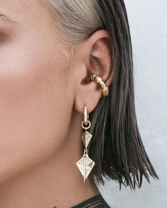 Temple Ear Cuff-Ear Cuff- Silver - - Ask & Embla