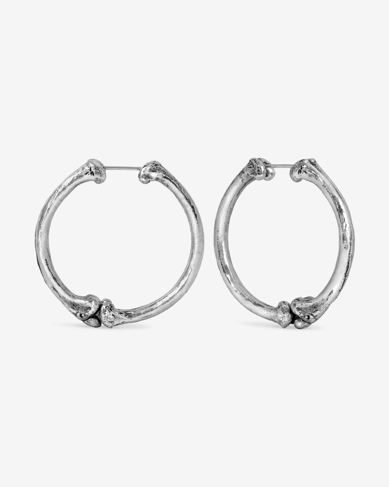 Unisex Hoop Earrings Set - Silver & Gold Hoop Earrings – Ask and Embla