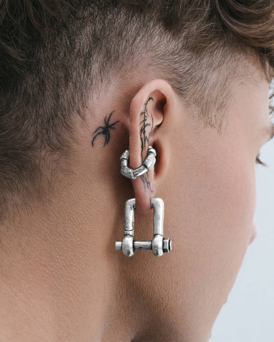 Temple Ear Cuff-Ear Cuff- Silver - - Ask & Embla